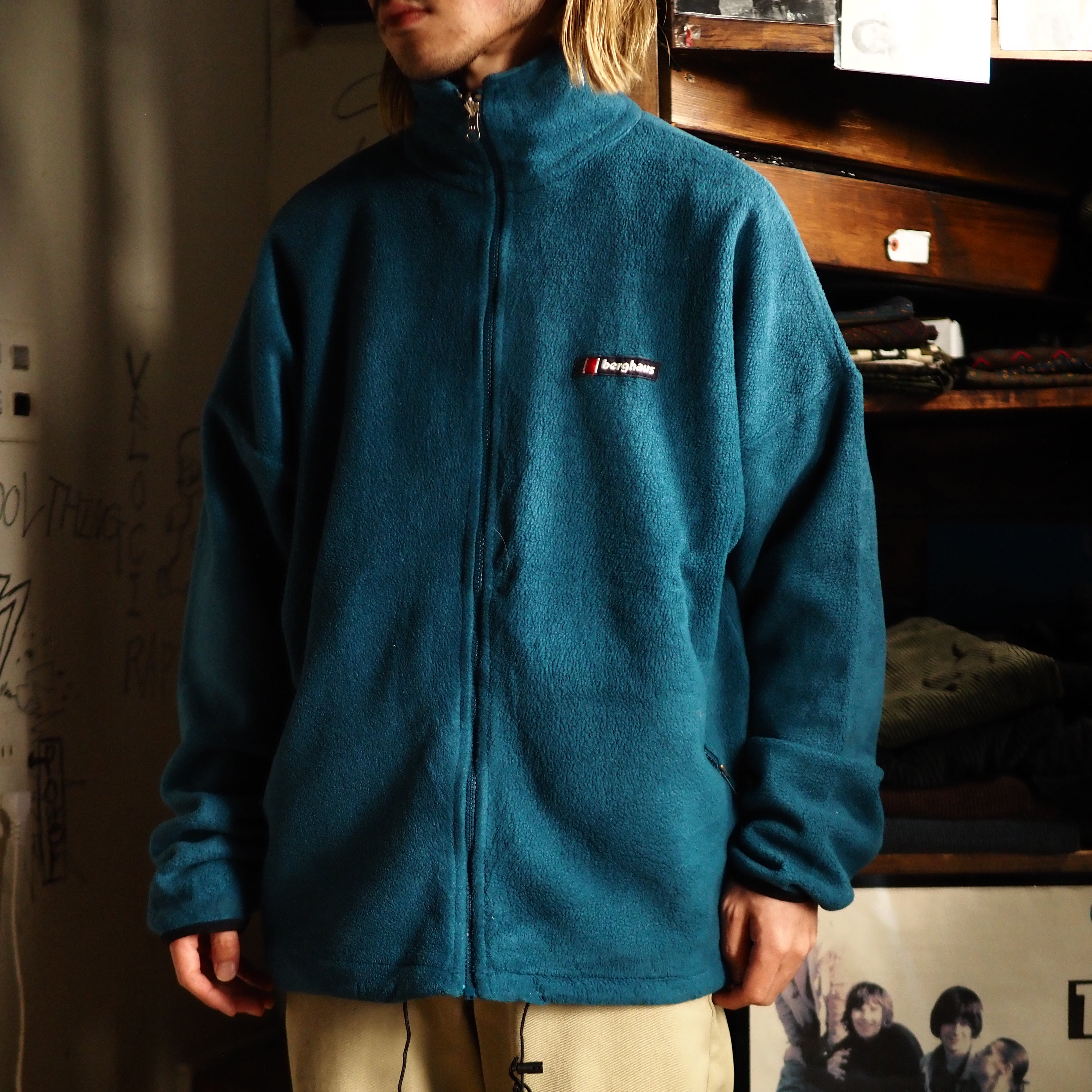 Jamiroquai! UK Vintage Berghaus Fleece Jacket バーグハウス 英国製