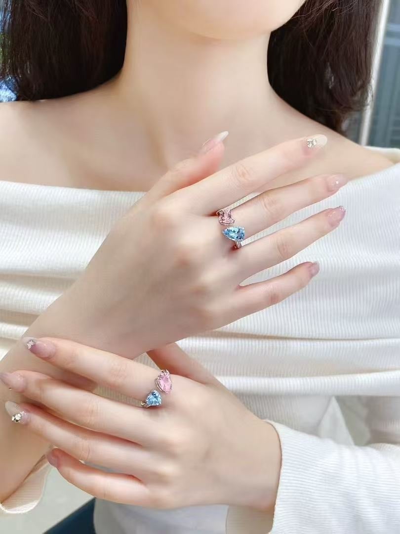 NEW】アクアマリンとモルガナイトリング | HARUHANA jewelry 宝石