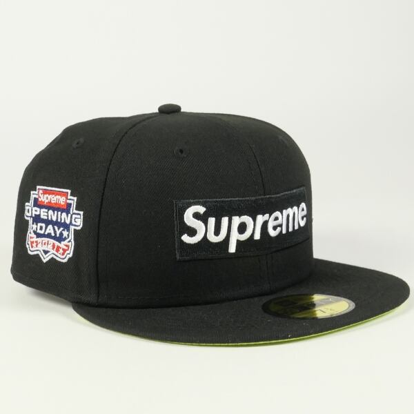 【最安値】supreme new era cap black Lサイズ