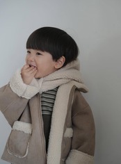 【original】fake mouton coat