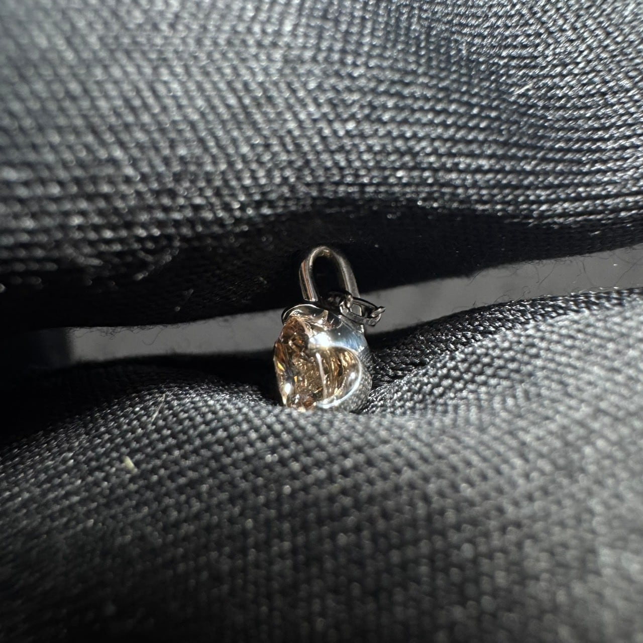 Pt900 0.23ct 一粒 ダイヤモンド ネックレス シンプル 6本爪 ライト