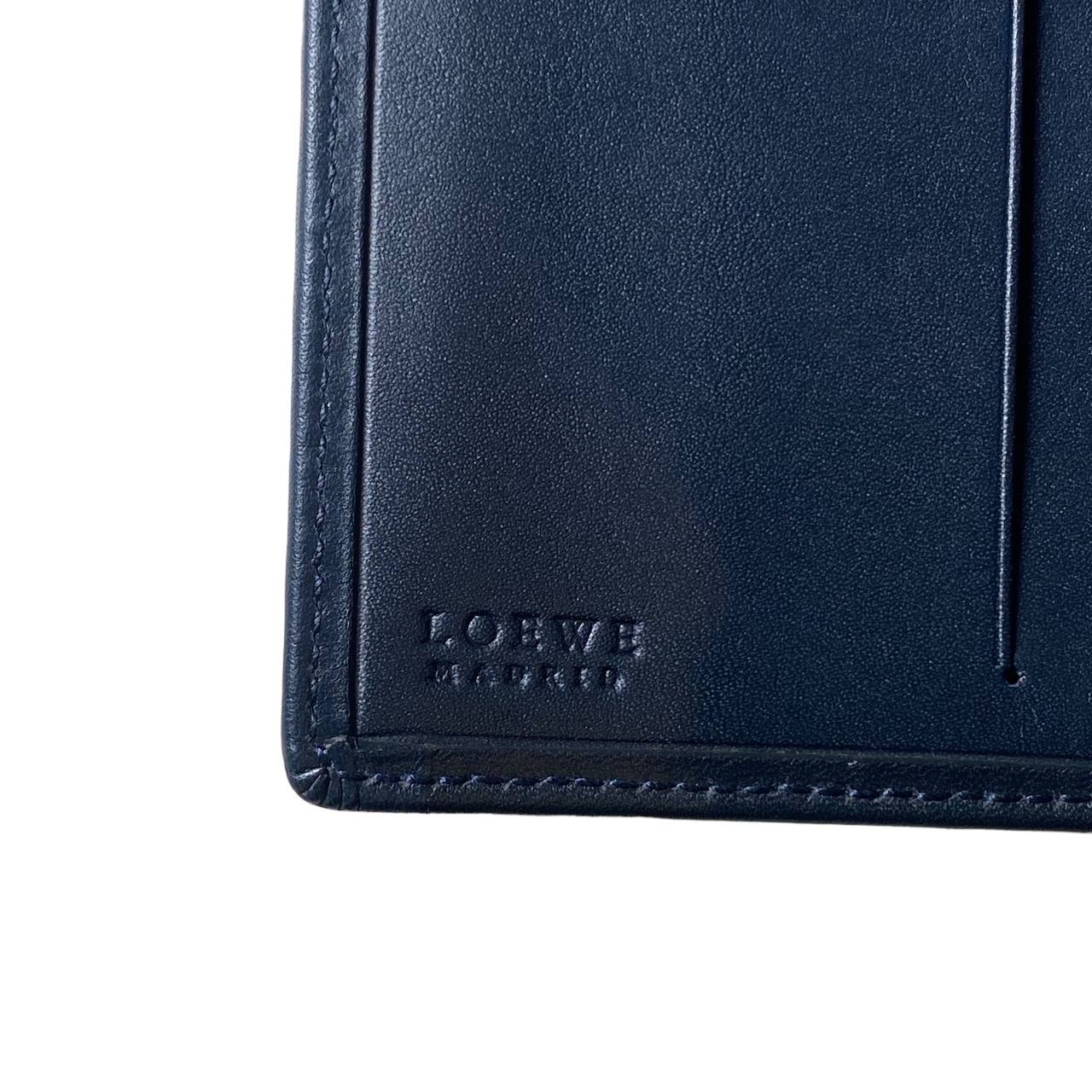 LOEWE canvas × leather wallet