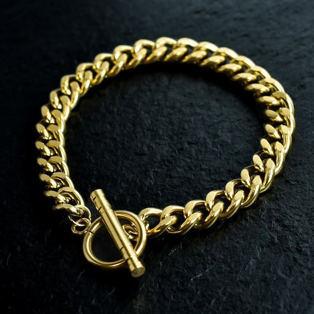 喜平 chain bracelet gold