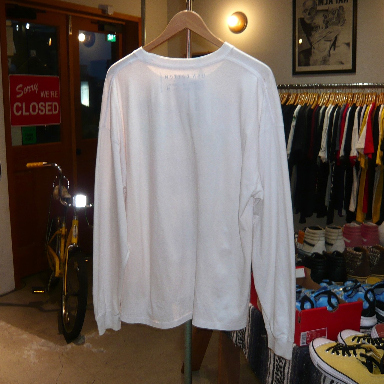 MU-I tomato source LS Tシャツ ハンドメイド