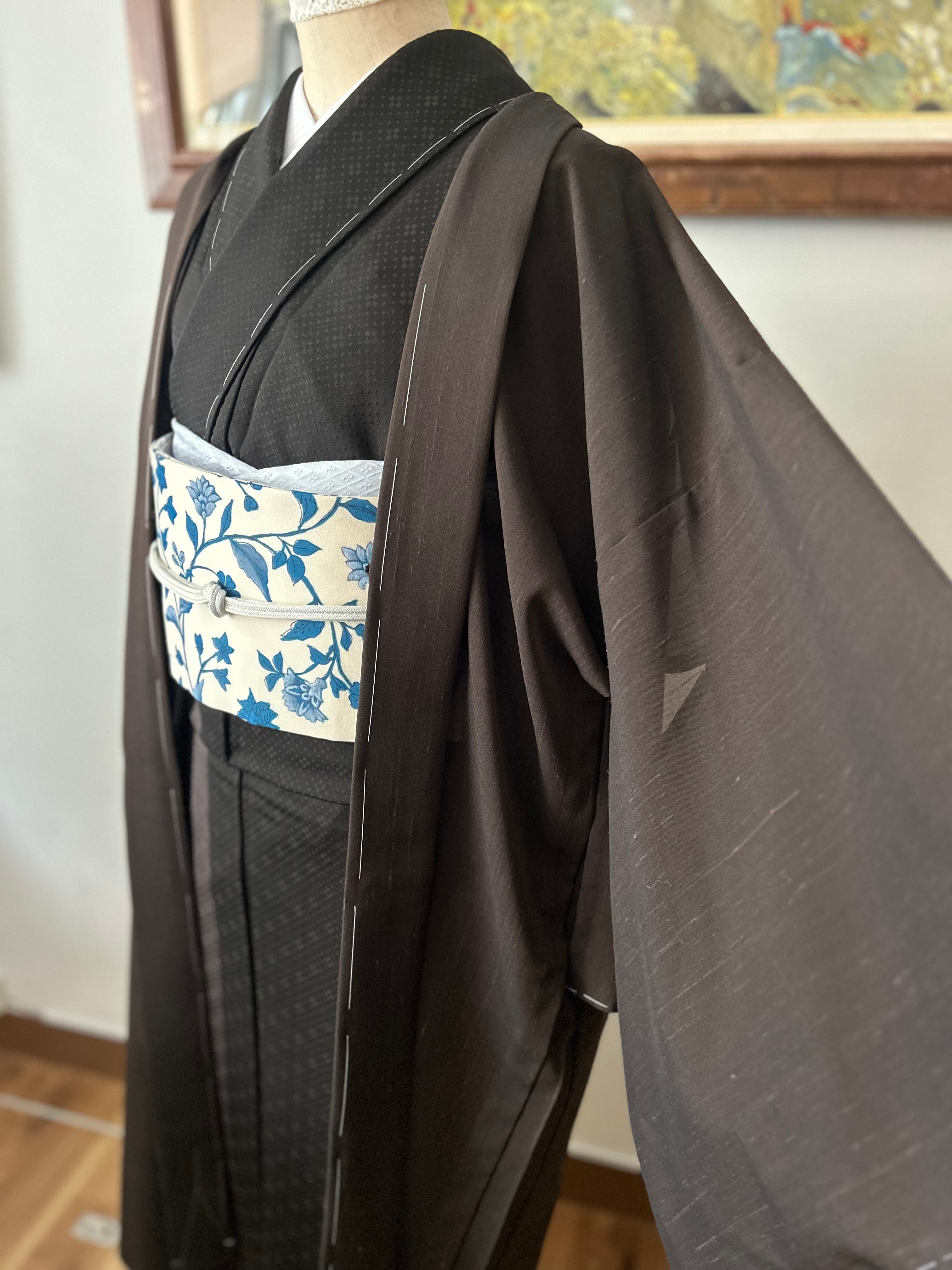 夏紬長羽織 1292-00064 未使用品 | キモノnao