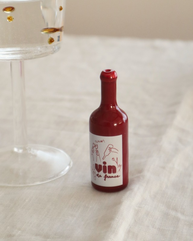 Fluid Market Salt & Pepper wine & bread 陶器製 塩胡椒入れ ワイン・バゲット型