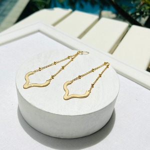 earrings "arch" (K18gp)