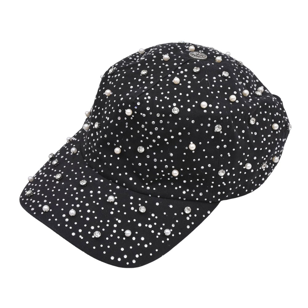 Birth Of Royal Child】Pearl & Rhinestone Baseball Cap | AYIN