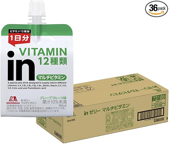 inゼリー マルチビタミン グレープフルーツ味 (180g×36個) 栄養補助