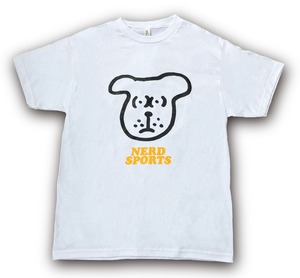 DOG FACE TEESHIRT / WHITE