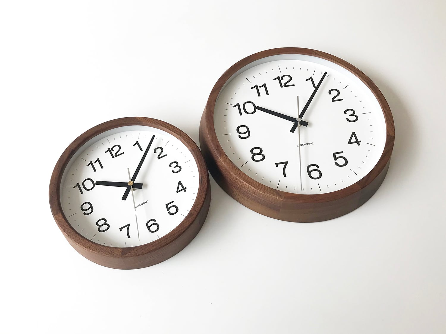 KATOMOKU muku clock 16 ウォールナット km-113WA 掛け時計 | 加藤木工