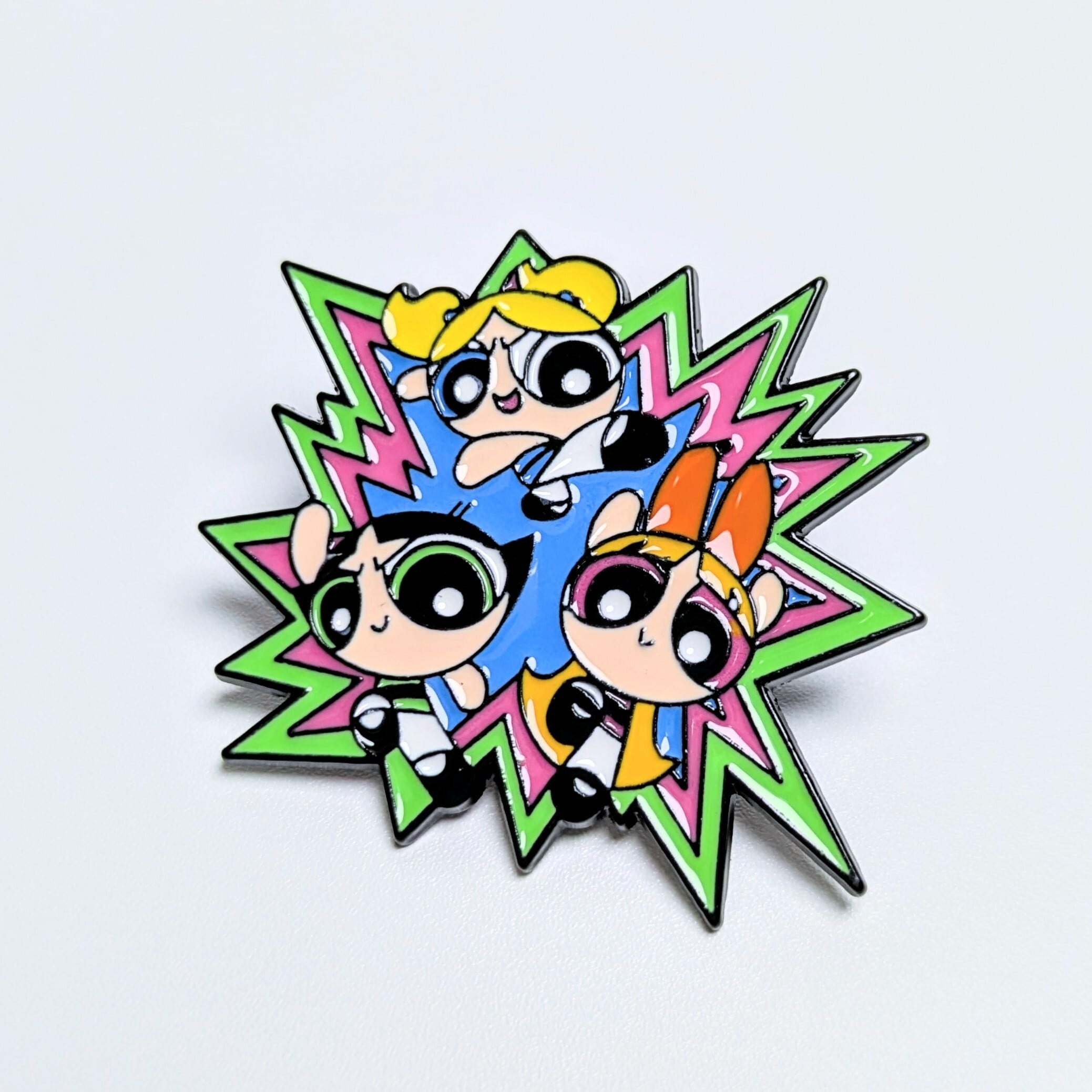 送料無料! ★ピンズ PINS★ピンバッジ 【 The Powerpuff Girls ( パワーパフガールズ ) 】〚アメリカン雑貨 アメトイ〛