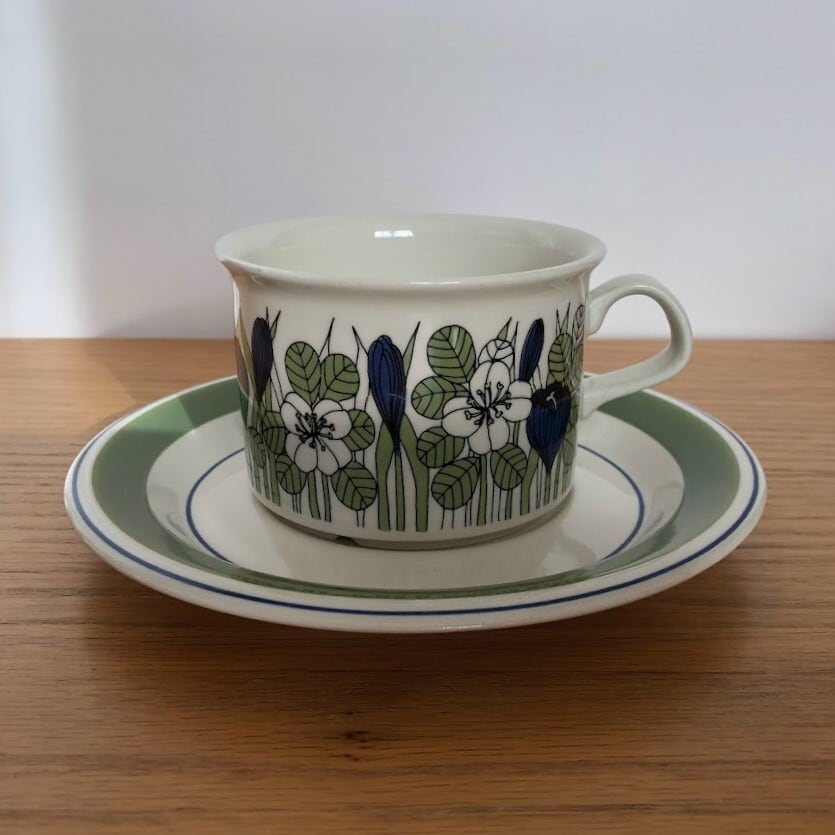 アラビア クロッカス ARABIA Krokus ティーカップ＆ソーサー②
