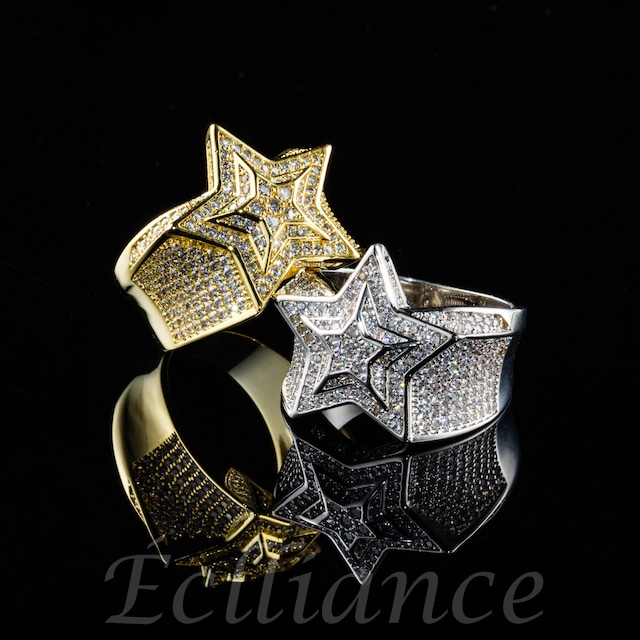 Cz Luxury ster ring