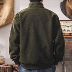 Long Sleeve Color Block Zip-Up Blouson ◇3color H0919