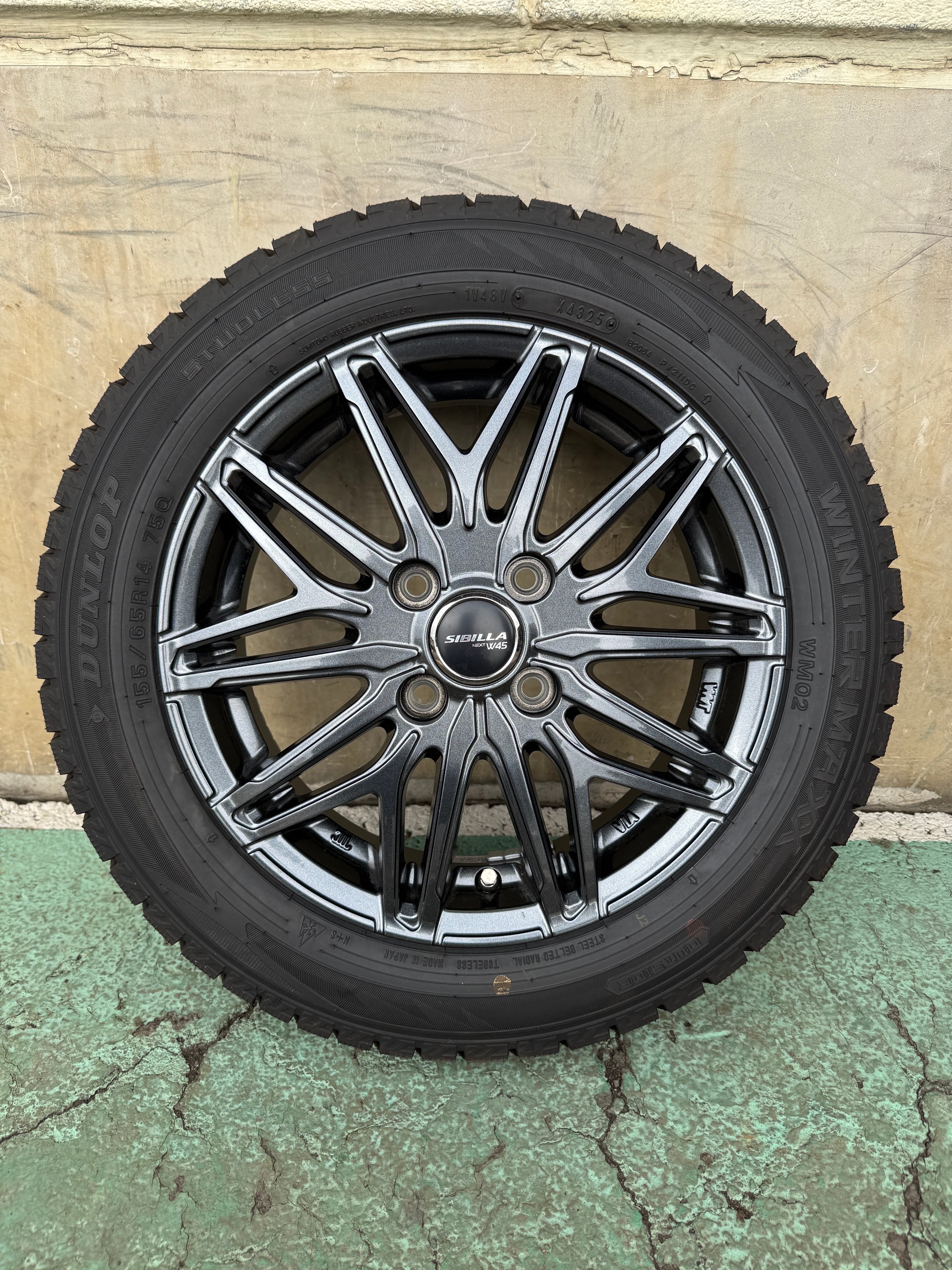 155/65R14 DUNLOP WINTER MAXX ダンロップ ウインターマックス 4本