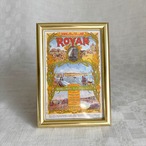 ポストカード　フレーム入り　旅行宣伝ポスター　南フランス　国鉄とロワイヤンの街　12otcp22-5