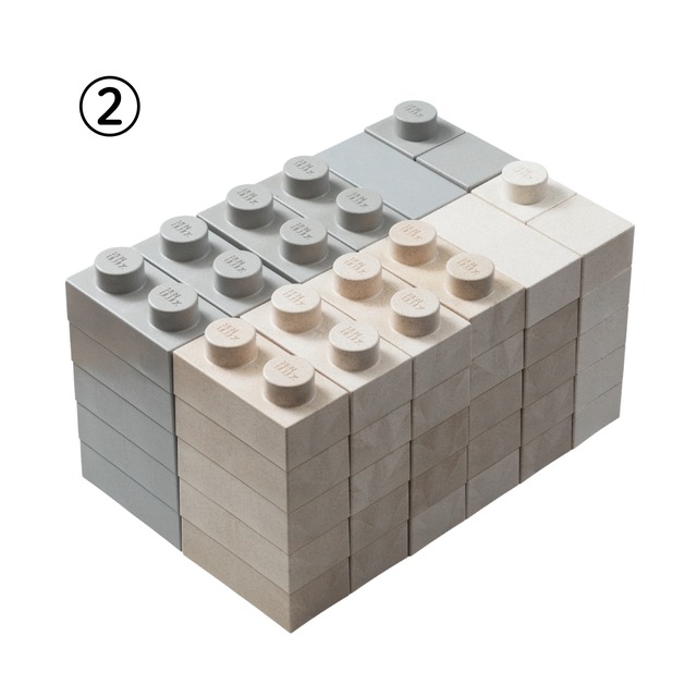 レンブロックキッズ ２色 70個セット