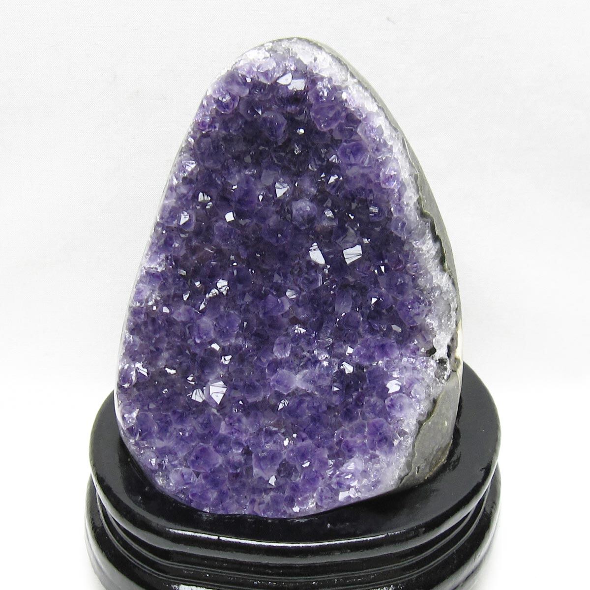 1Kg アメジスト クラスター ウルグアイ産 アメジスト 原石 amethyst 台座付属 一点物 182-8786
