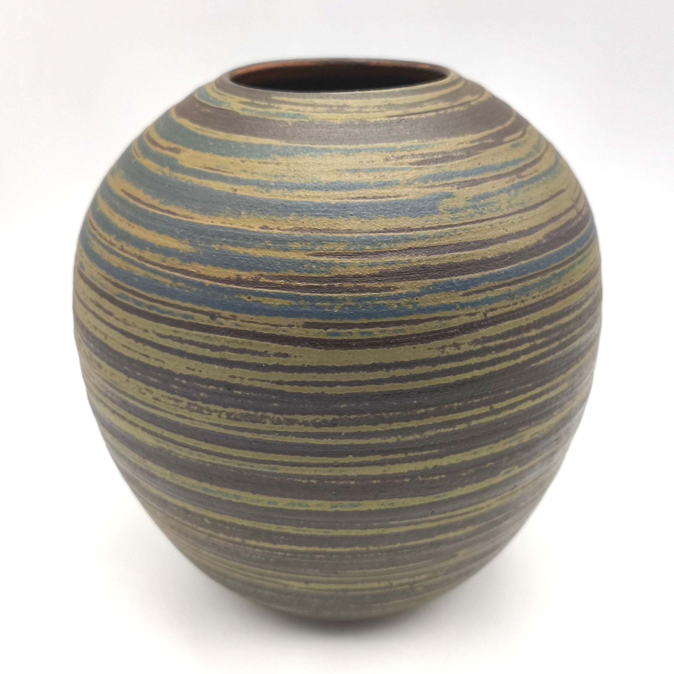 九谷焼・暁堂・壺型花瓶・花器・金彩色絵・No.200926-064・梱包サイズ