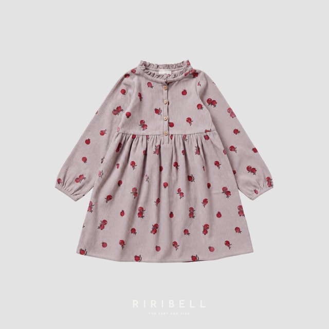 【STUDIO BOHEME】VERMONT DRESS - TAUPE / GRENADES / 18M,24M