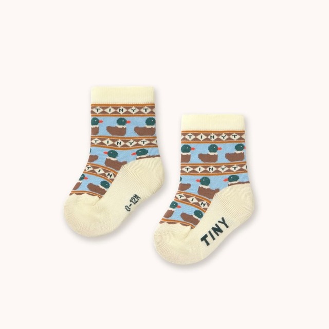 tinycottons(タイニーコットンズ) ／TINY DUCKS MEDIUM SOCKS AW26-384