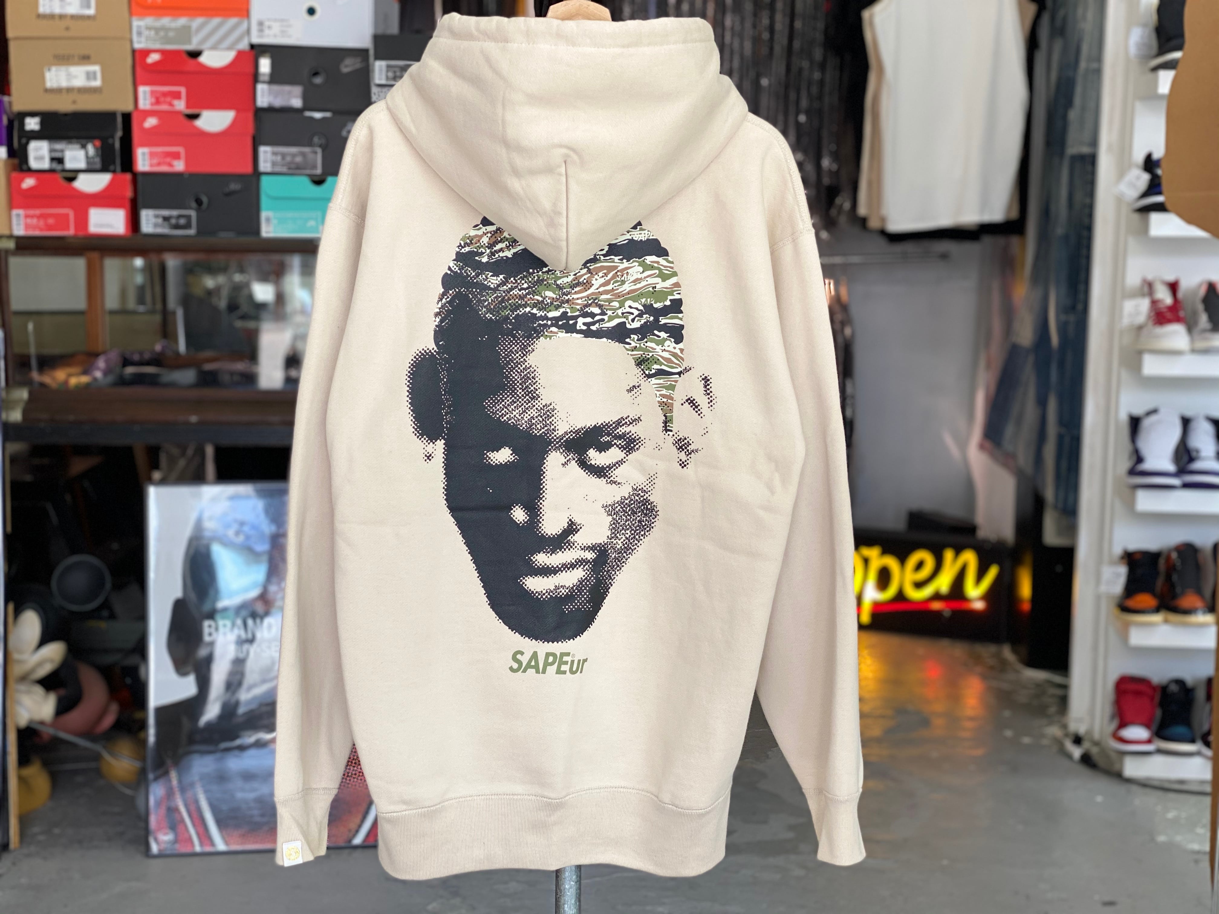 SAPEur SOUVENIR HOODIE "Gray" XXL