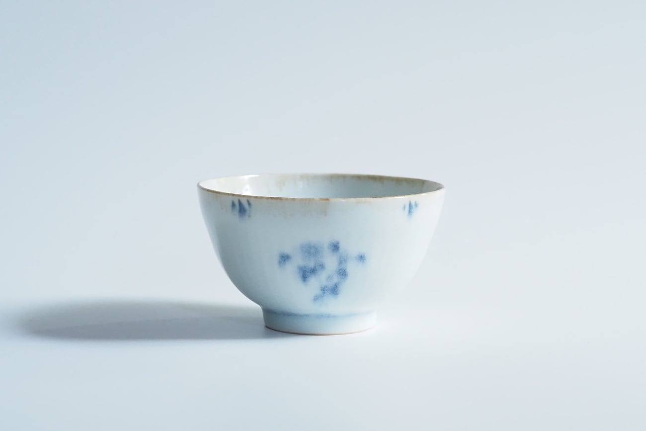 しのぎく丸ごはん茶碗 村山朋子