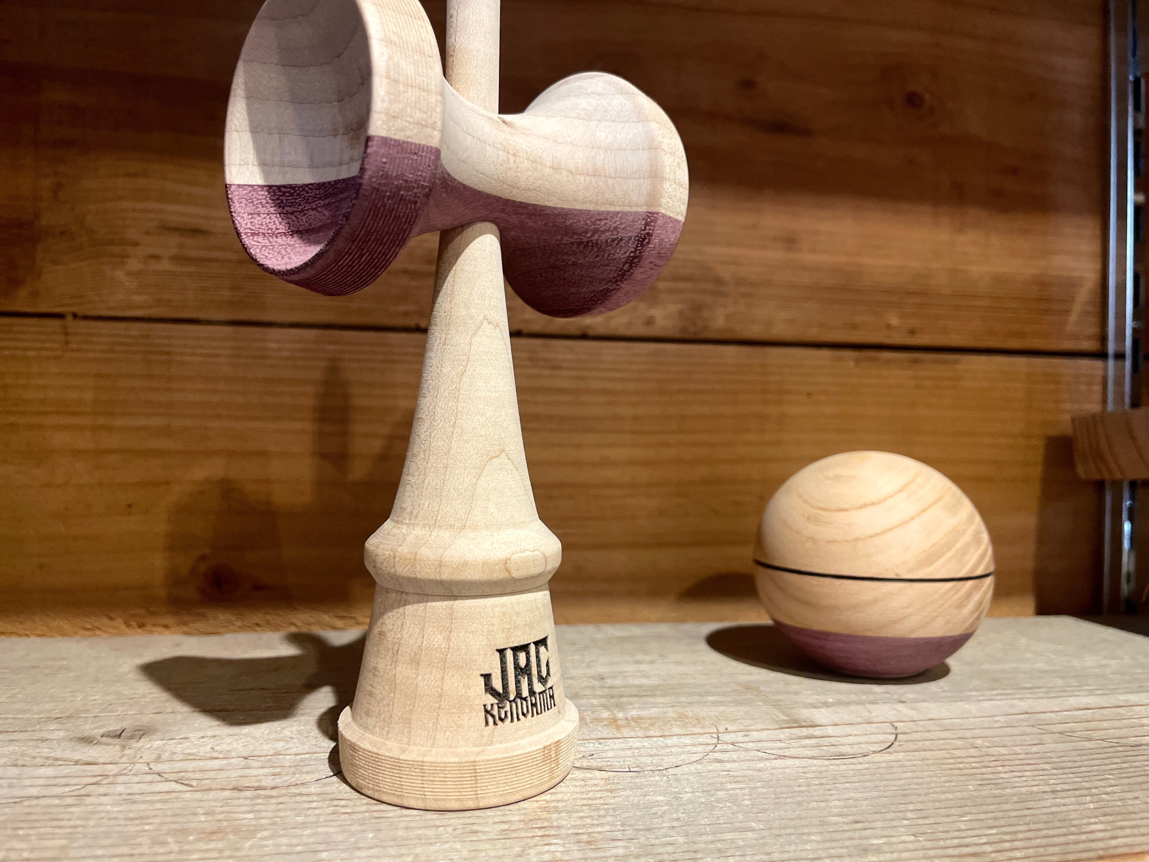 JAC KENDAMA JAC 10TH ANNY KEYAKI PURPLE QT MAPLE KEN けん玉 | MERSYS