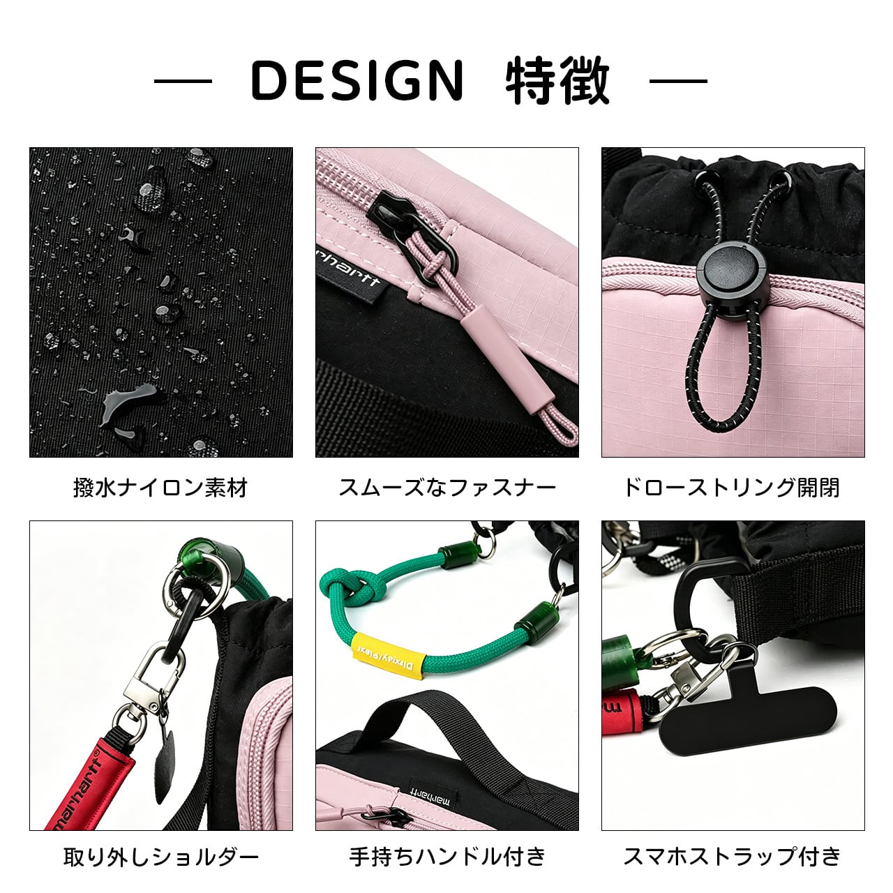F23 .旅行用ショルダーボトルバッグ / ハンドル付きポータブル水筒