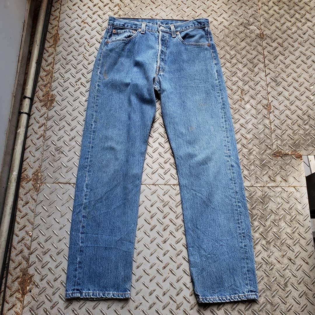 Levi’s デニム　グランジ　カードコバーン　クラッシュデニムW33 L34