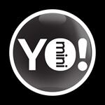 ゴーバッジ(ドーム)（CD0534 - YO MINI BLACK） - 画像1