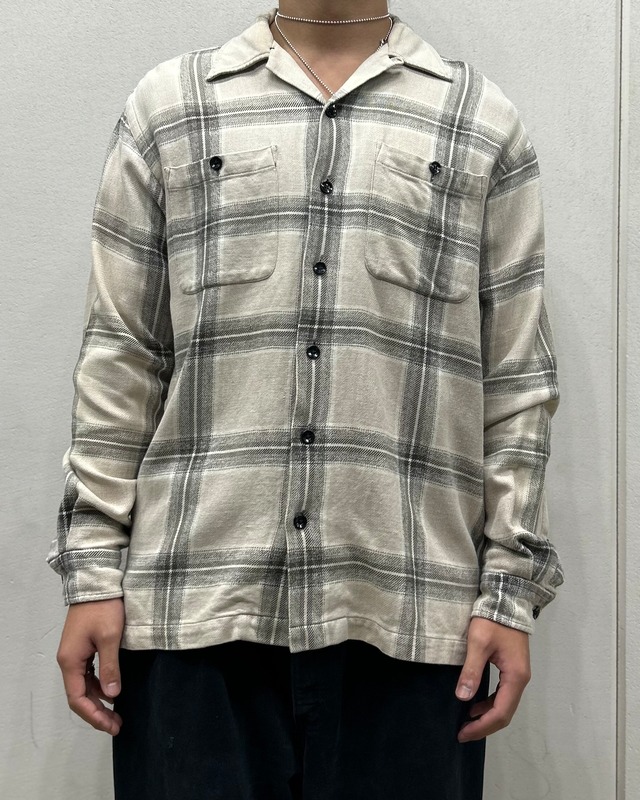 90's RRL Ralph Lauren Flannel Check Shirt ''三ツ星''【下北沢店】