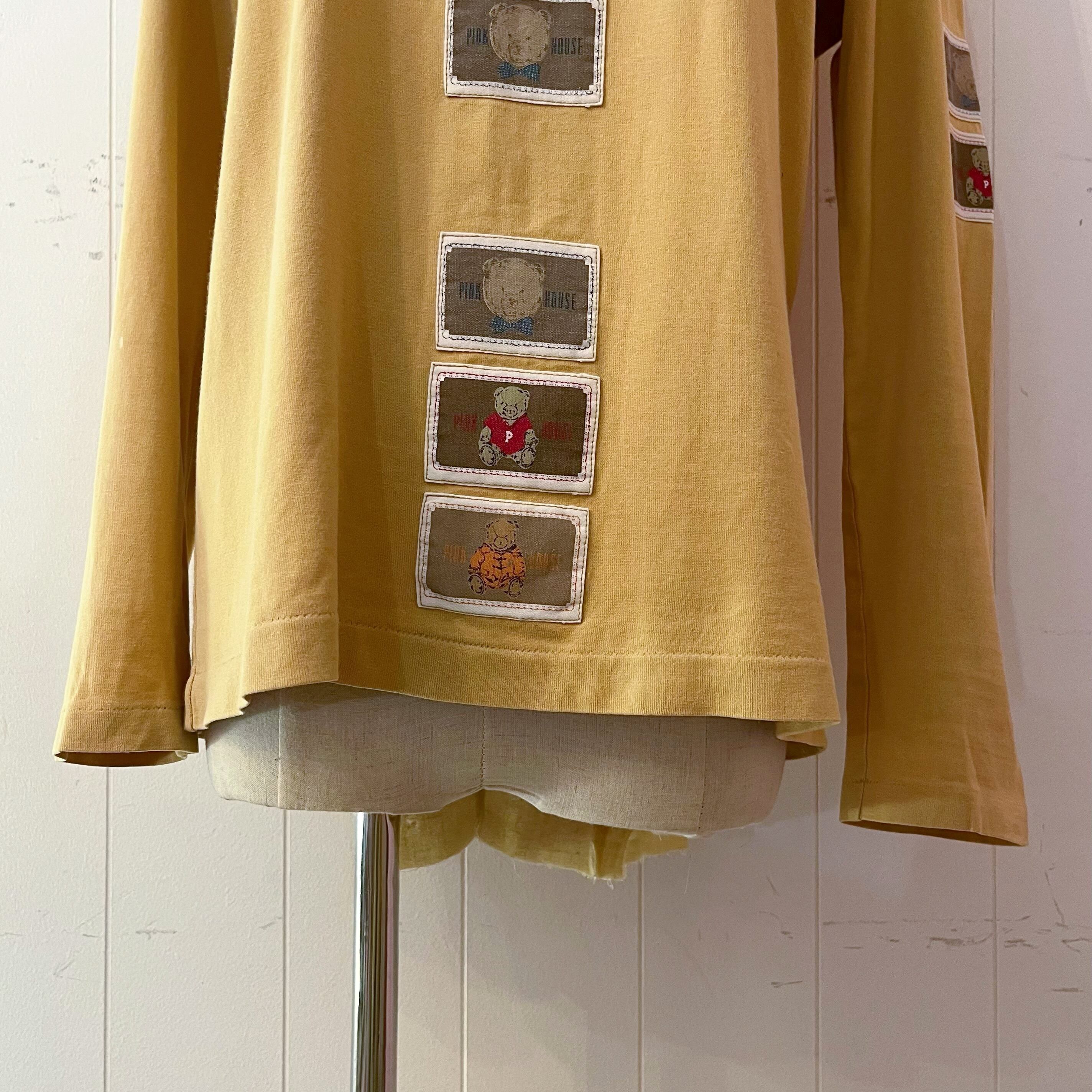 PINK HOUSE / bear wappen cutsew
