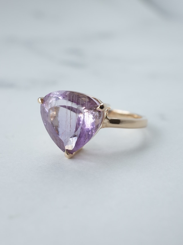 Inclusion Amethyst Ring