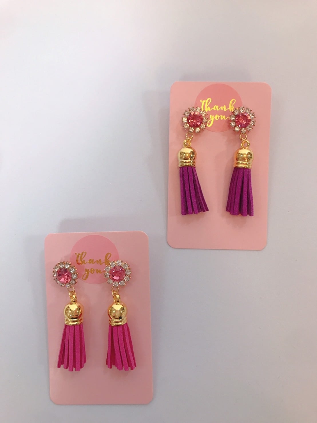 flower tassel earrings♡タッセルピアス 全2色 | Lotus Nina