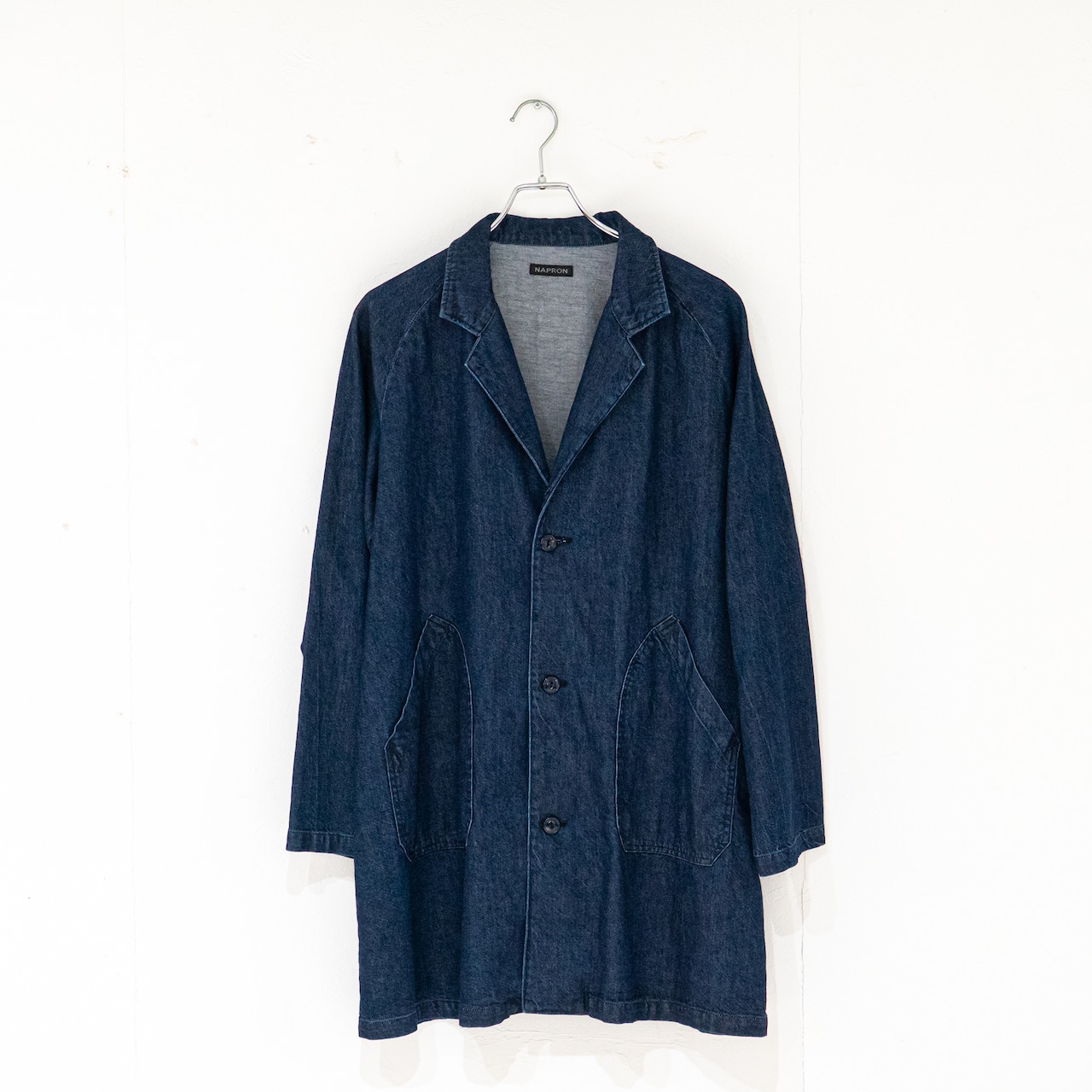 NAPRON ATELIER WORK COAT MIDDLE -INDIGO-/ナプロン/コート/ジャケット/デニム/デニムコート