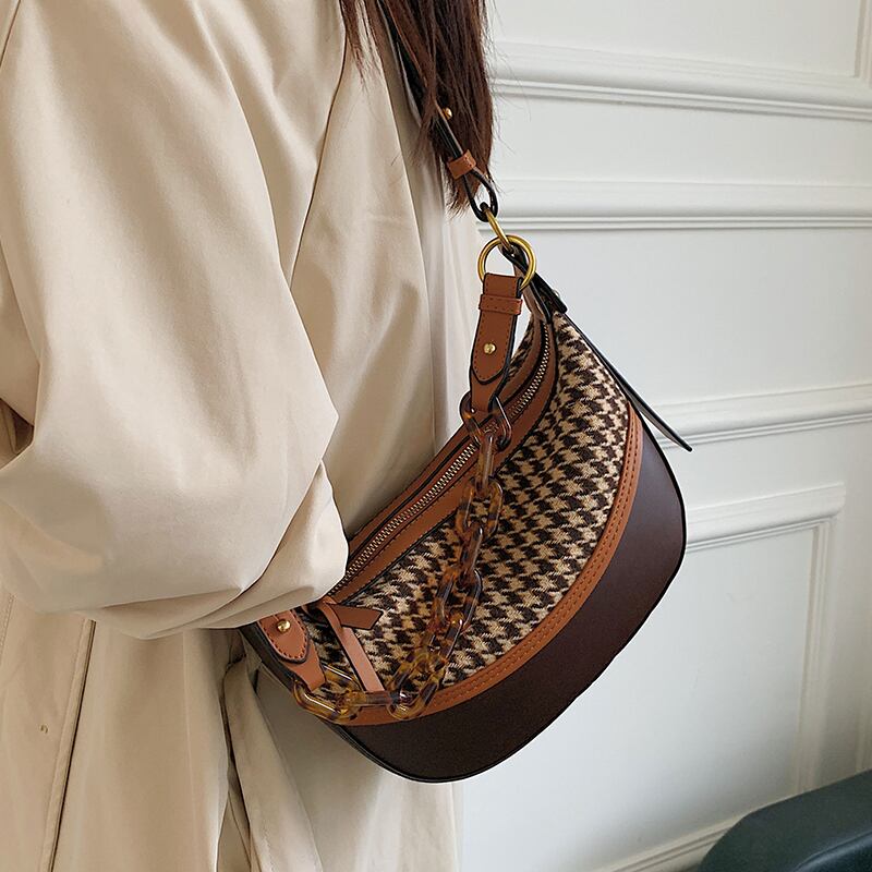 スタイルショルダーバッグレッドオータムウィンターチェーン 秋物 冬物 サドルバッグ シートバッグ Tiancai_Wing_Bag80841543432