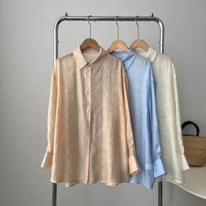 シアー オーバーサイズ シャツ 10029