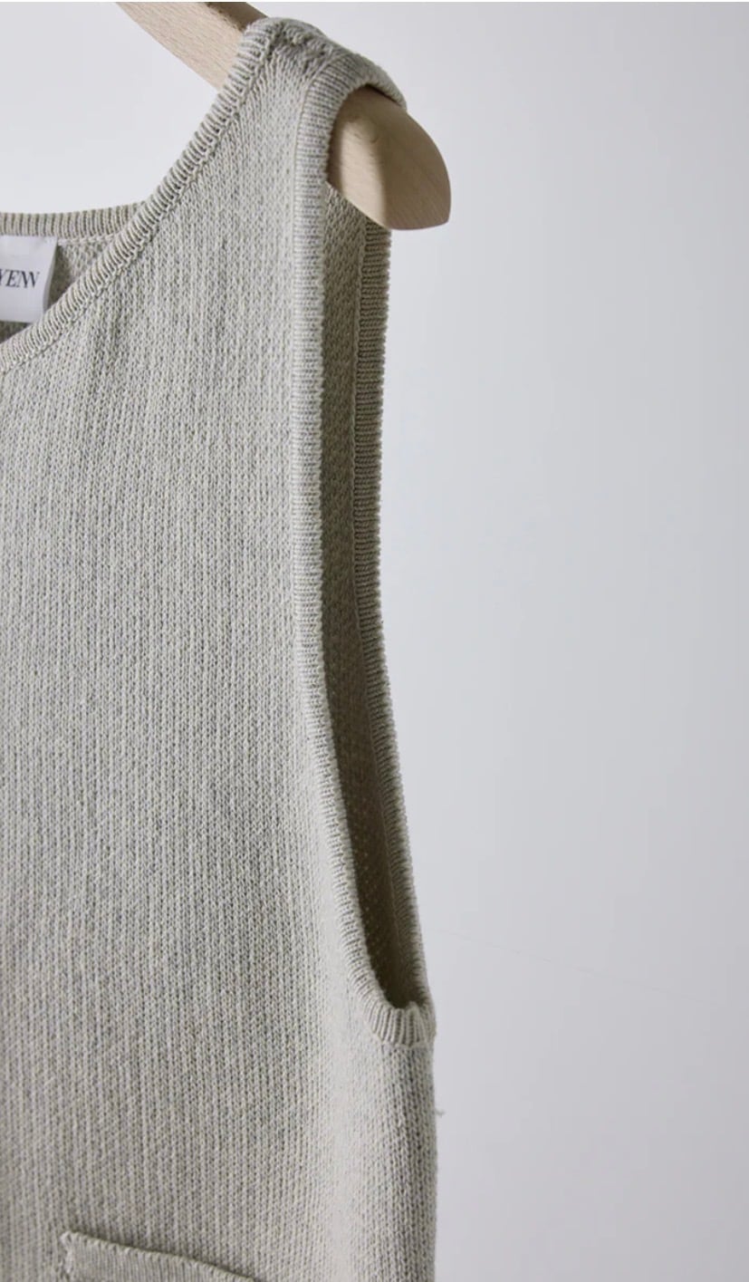 YENN 】 BOAT NECK KNIT VEST | valance 福井｜レディース セレクト