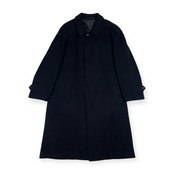 カシミヤ製 ANTONIO FUSCO アントニオフスコ ステンカラー コート/ブラック メンズ