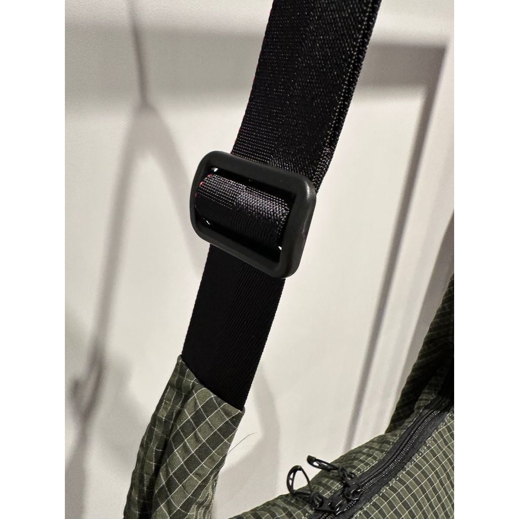 COMME des GARCONS HOMME POLYESTER CHECK PATTERN BAG（KAHKI