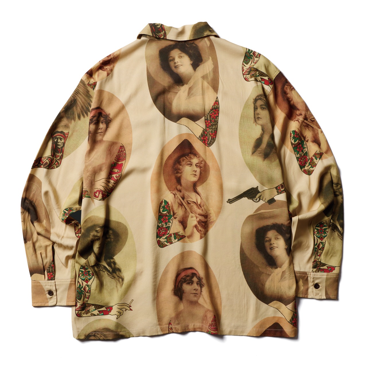 SOFTMACHINE INKED WOMEN SHIRTS L/S/ソフトマシーン