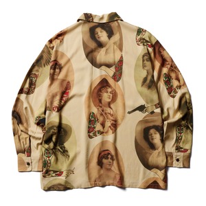 SOFTMACHINE INKED WOMEN SHIRTS L/S/ソフトマシーン