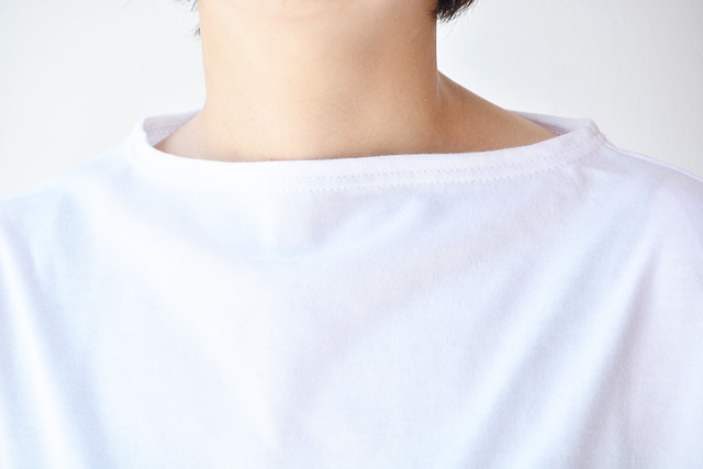 セントジェームス SAINT JAMES 薄手ルーズドロップT(21JC 8733 LEGR)NEIGE