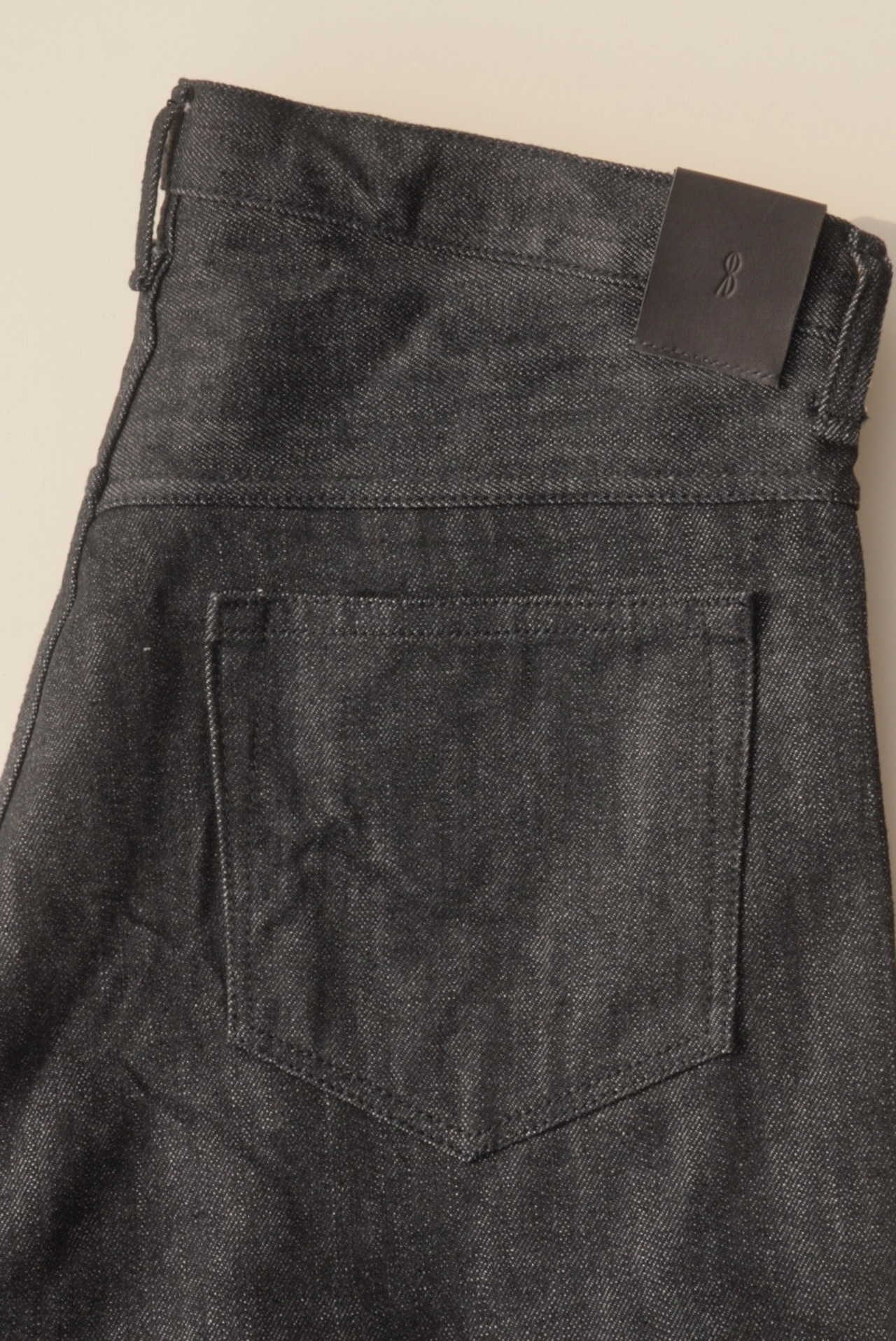Black denim pants