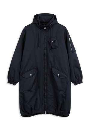 [OPEN YY] CARGO LONG COAT, NAVY 正規品 韓国ブランド 韓国通販 韓国代行 韓国ファッション オープン ワイワイ 日本 店舗