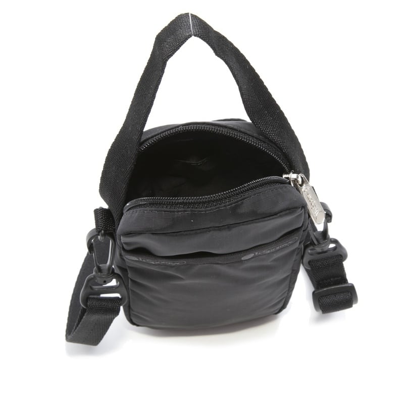 新品 レスポートサック LeSportsac ショルダーバッグ MINI PHONE CROSSBODY リサイクルブラック レスポートサック LeSportsac MINI PHONE CROSSBODY （リサイクルド