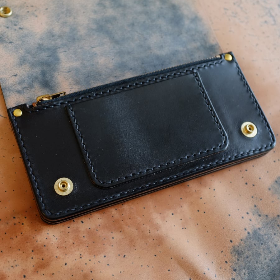 在庫品】トラッカーウォレット 壱 GUIDI CULATTA CAVALLO 参層式 | 玖