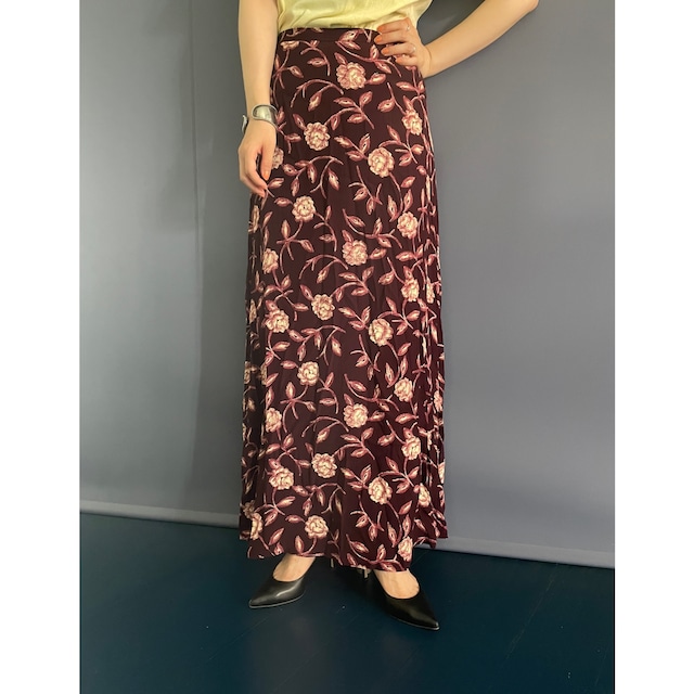 US flower wine skirt